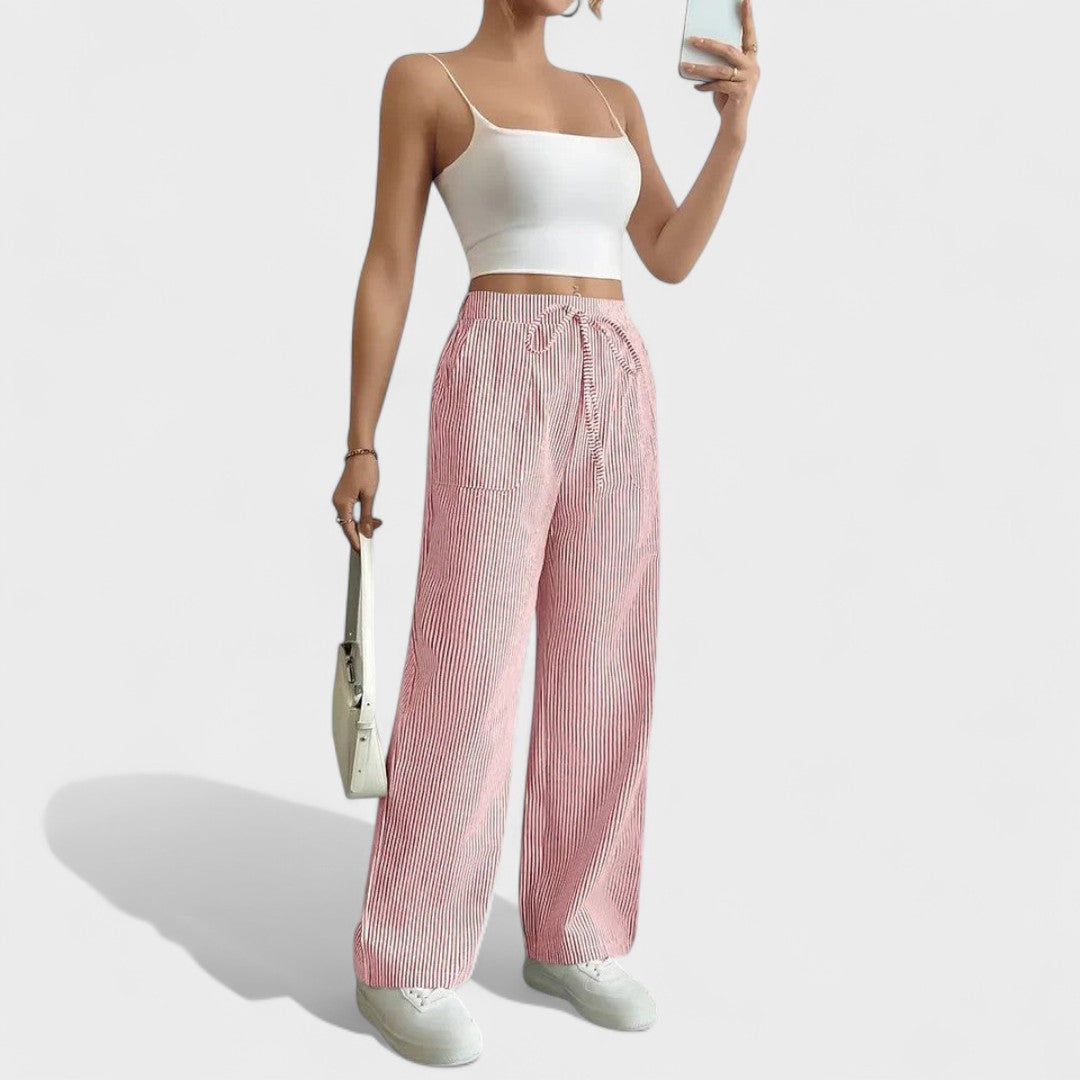 Mária - Kényelmes laza nadrág elegáns részletekkel