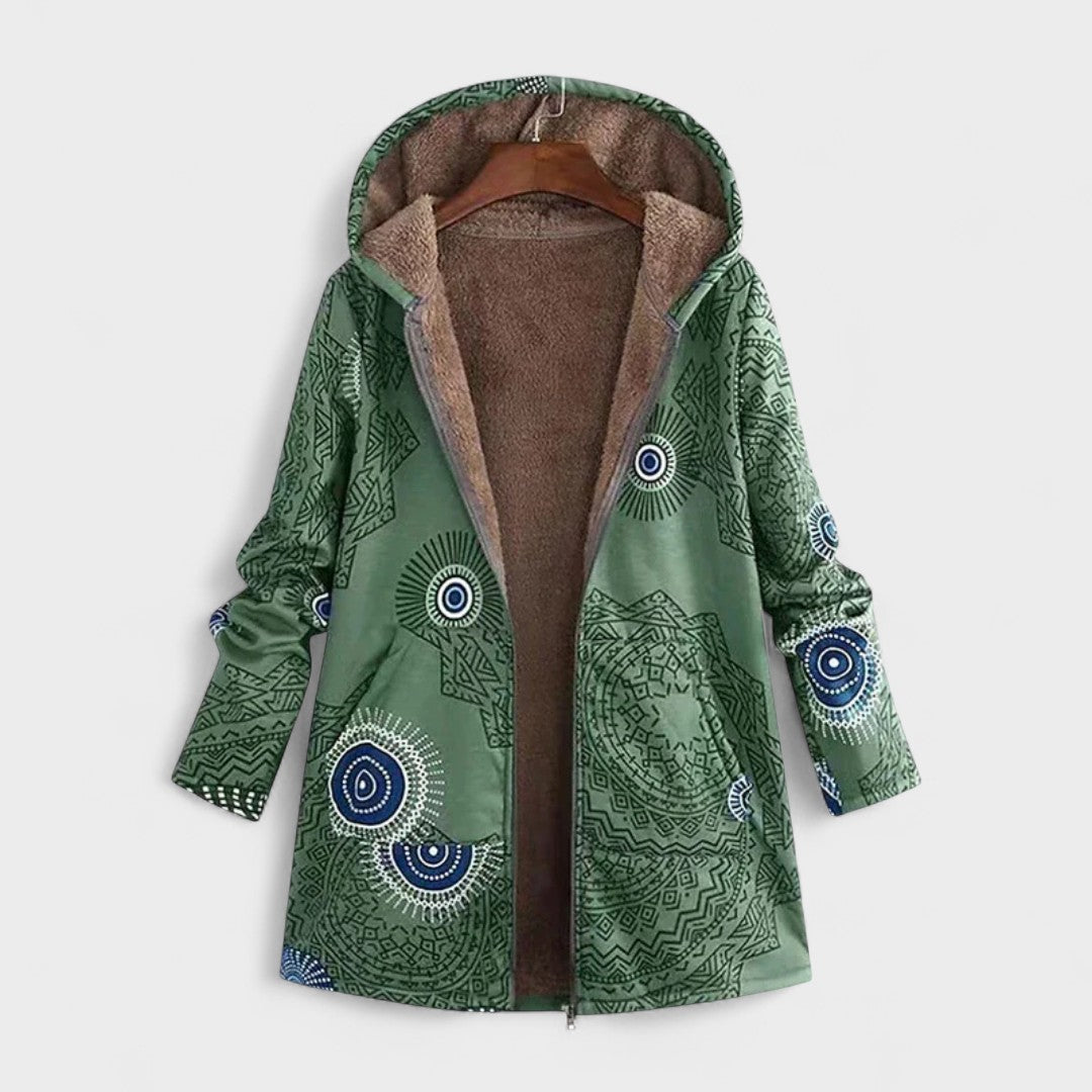 Emília - Hózási kapucnis, meleg és puha kabát