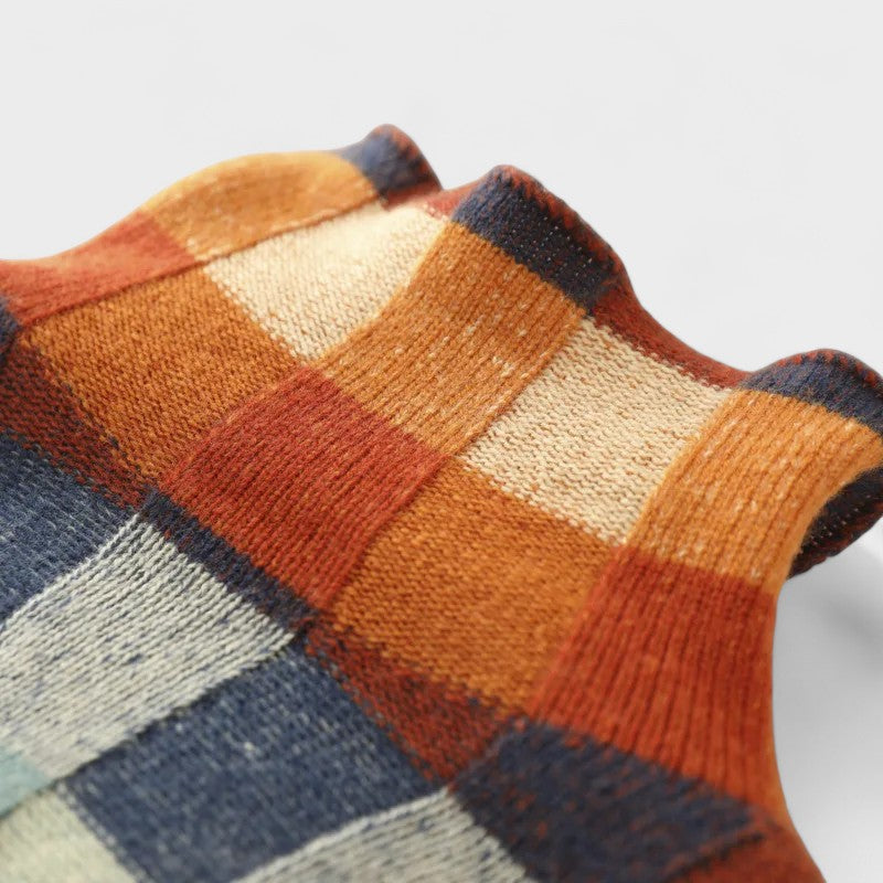 Blanka - Magas nyakú kötött pulóver