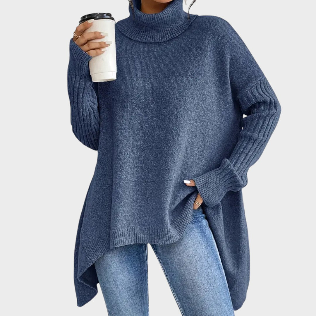 Réka – Garbós magas nyakú ruha