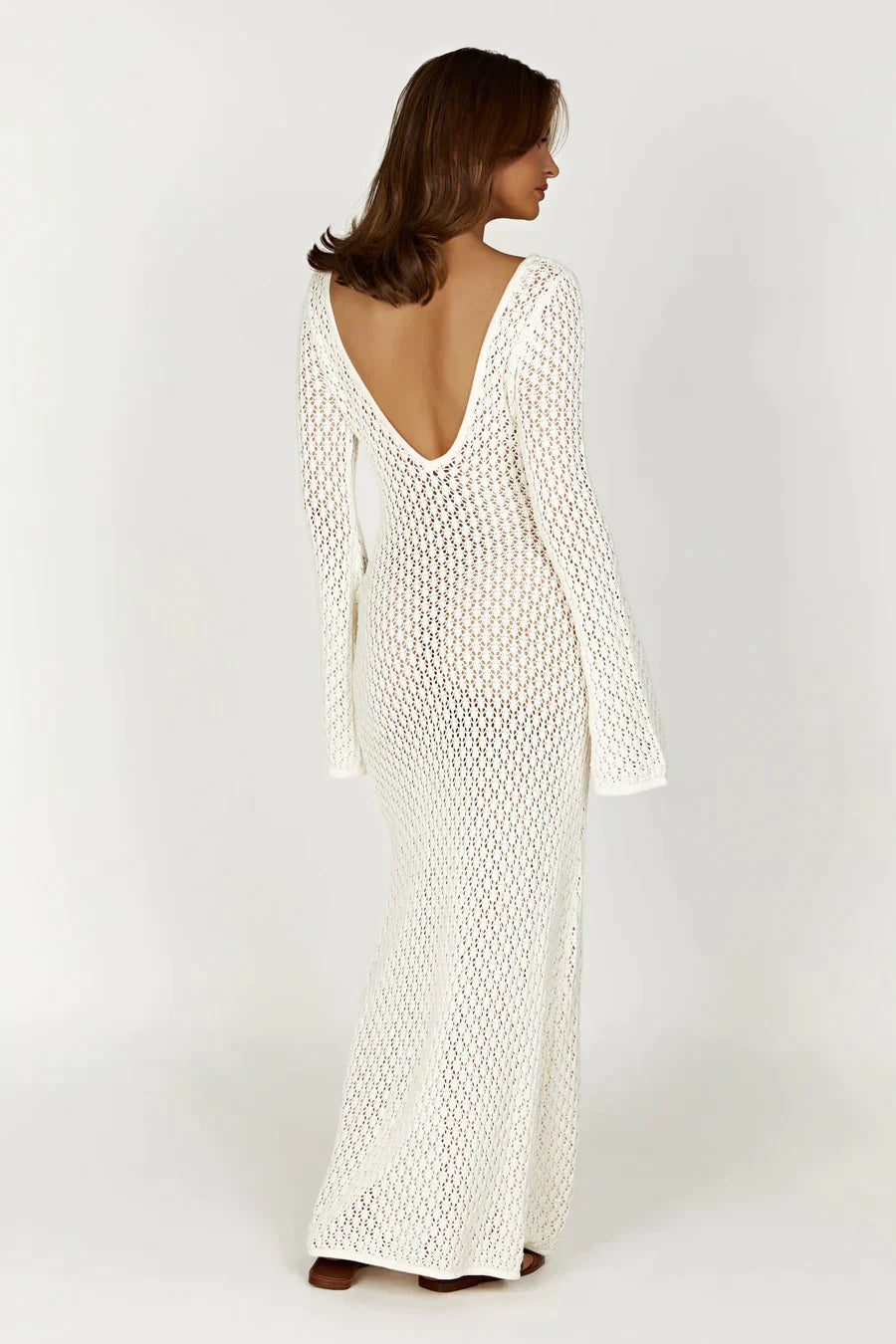 Aneta | Crocheted Maxi Dress Riviera