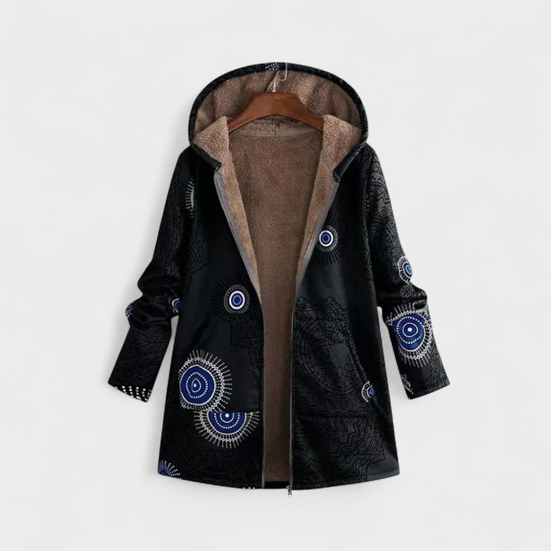 Emília - Hózási kapucnis, meleg és puha kabát