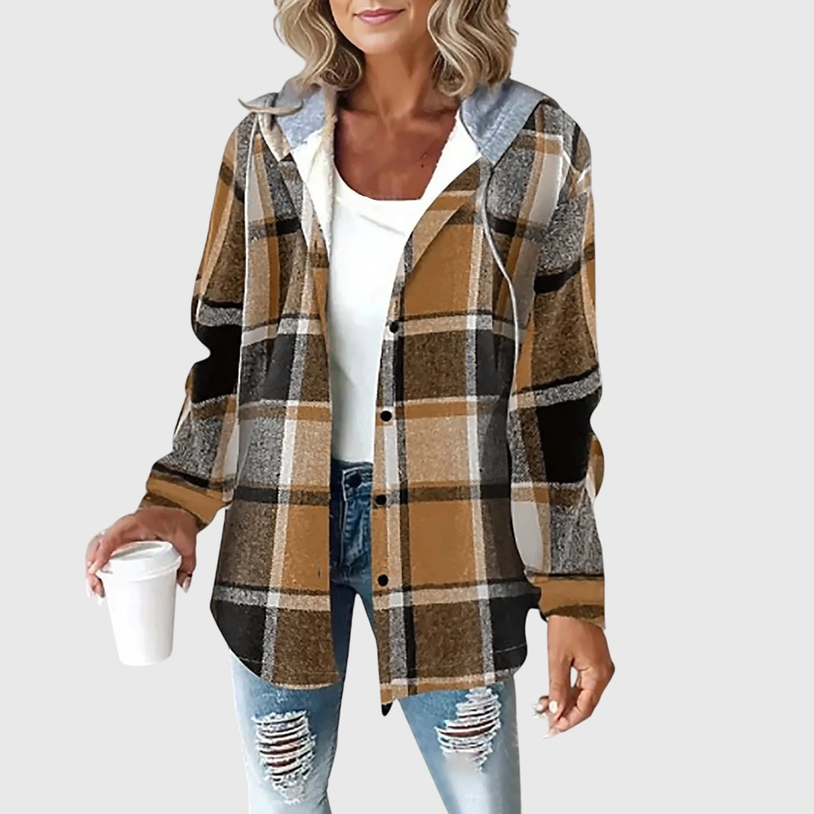 Martina™ | Women's Mesh Jacket with Button Placket