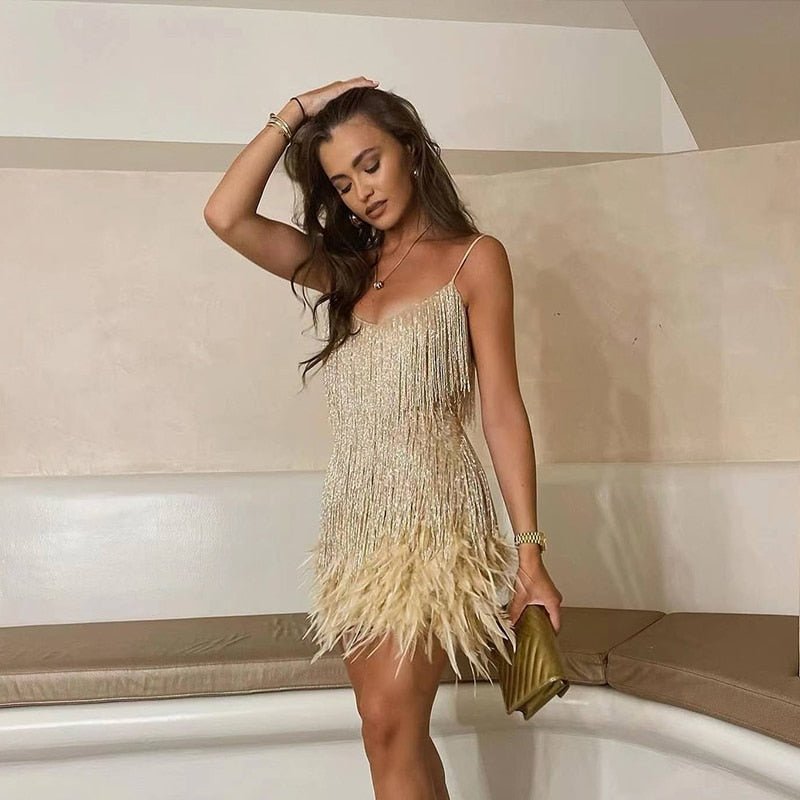 Avenelle™ Feather Dress
