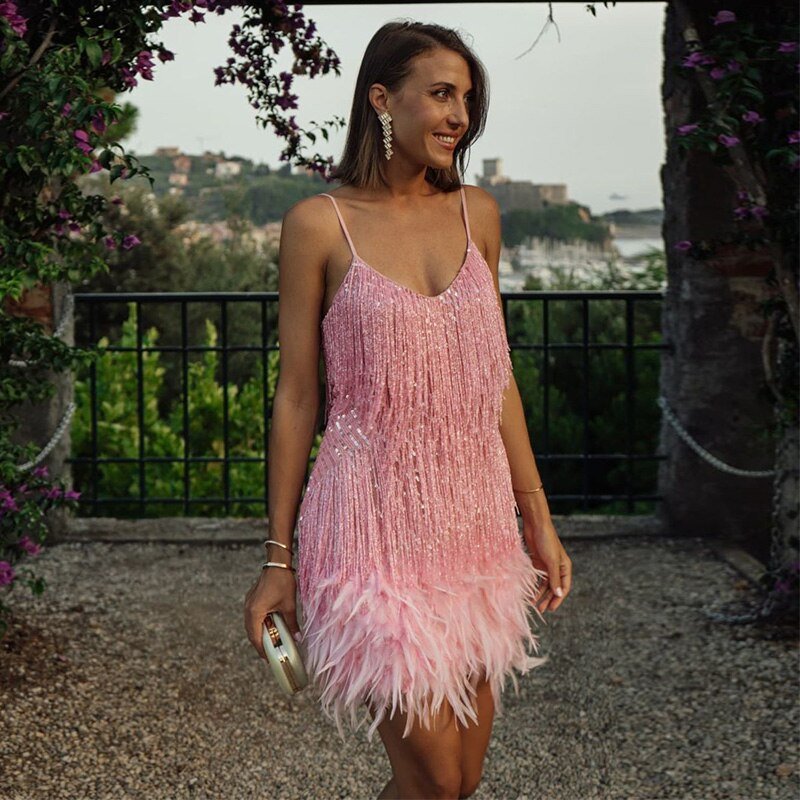 Avenelle™ Feather Dress