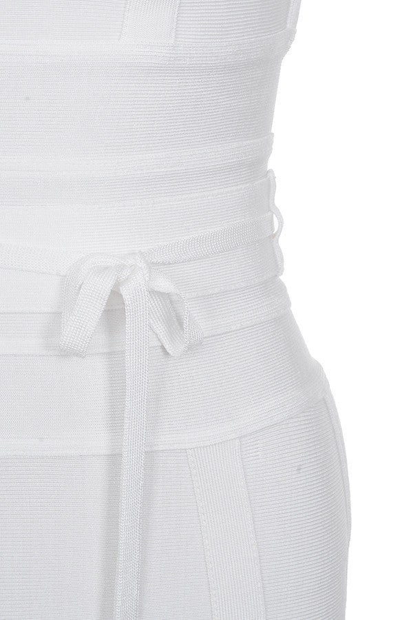 Bandage Dress White