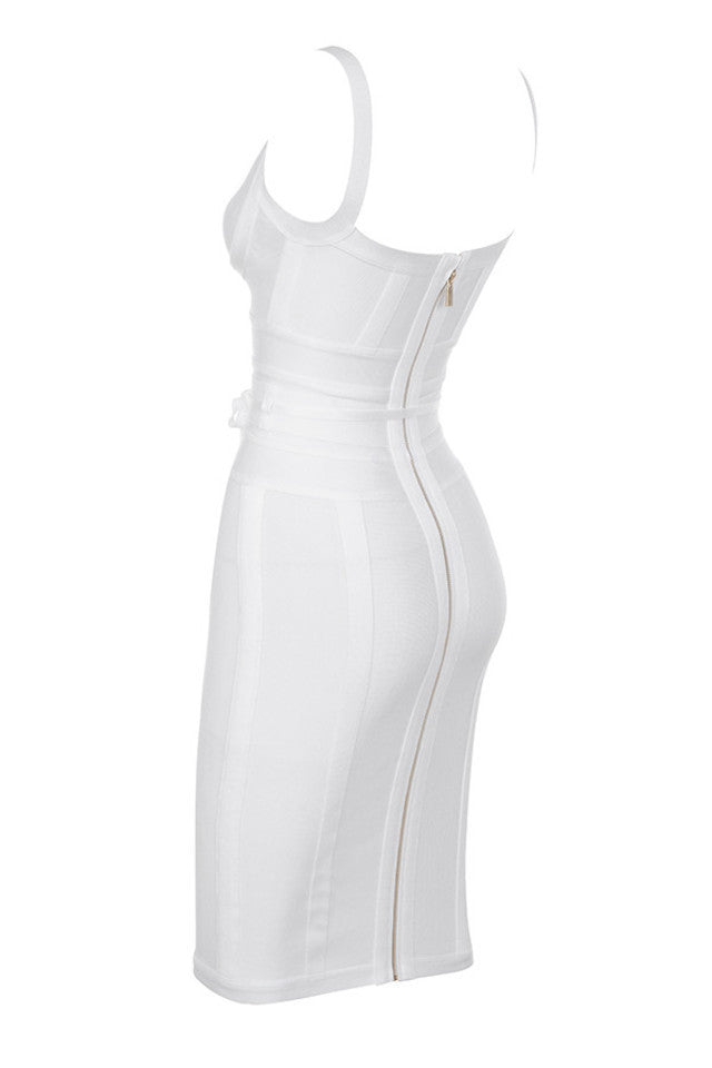 Bandage Dress White