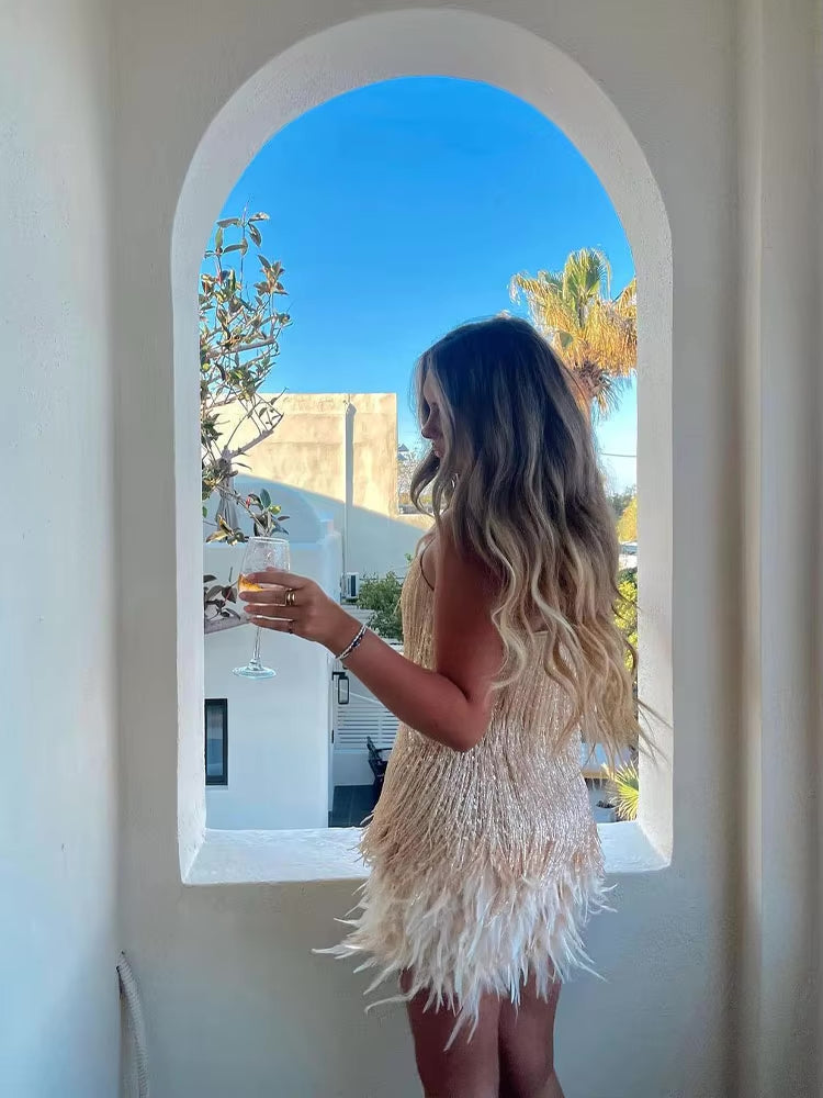 Avenelle™ Feather Dress