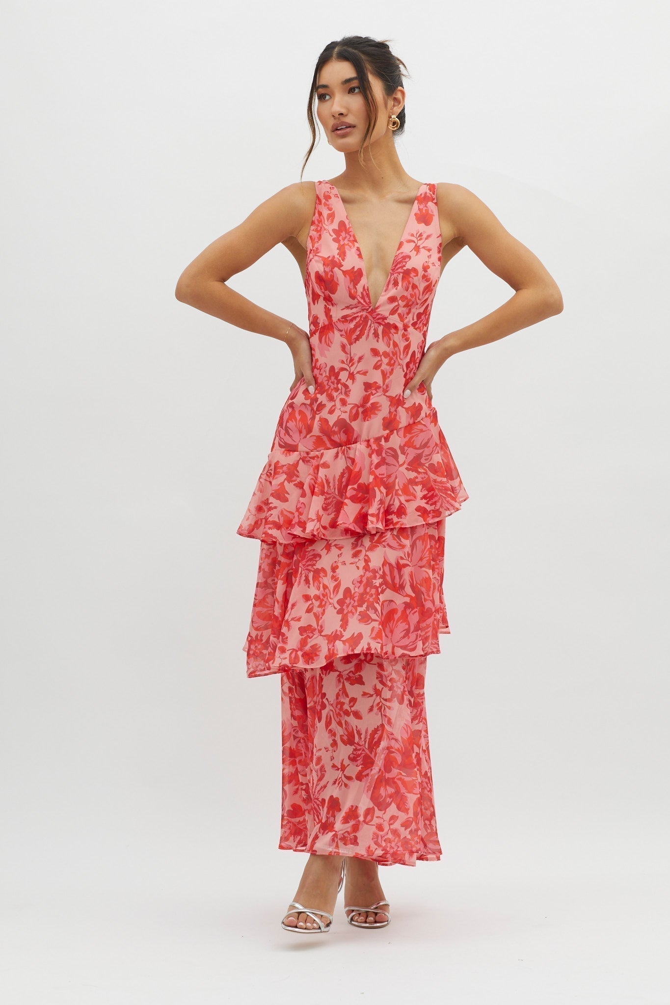 Landeline™ Summer Dress with Exposed Shoulders