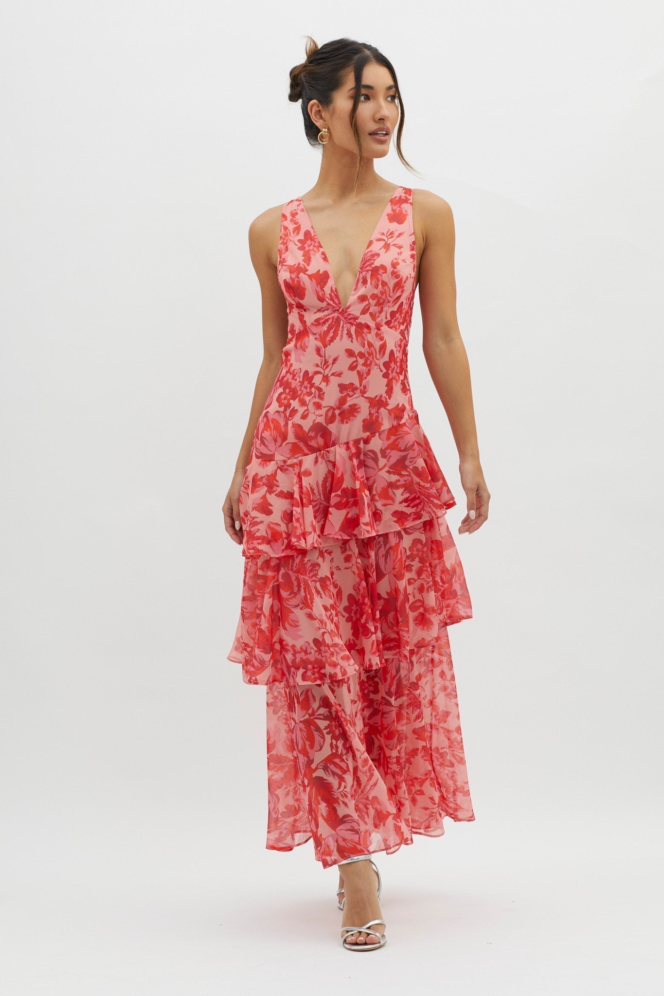 Landeline™ Summer Dress with Exposed Shoulders