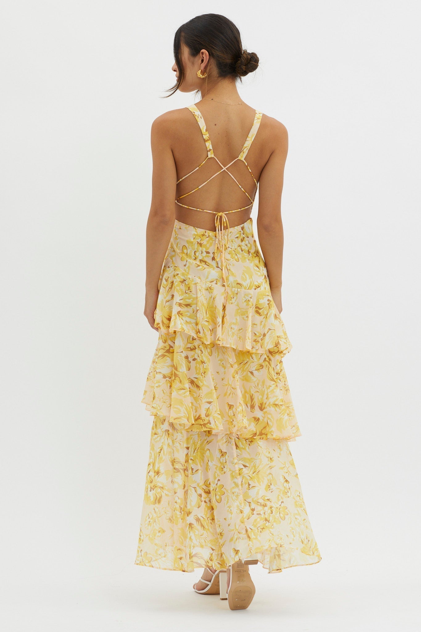 Landeline™ Summer Dress with Exposed Shoulders
