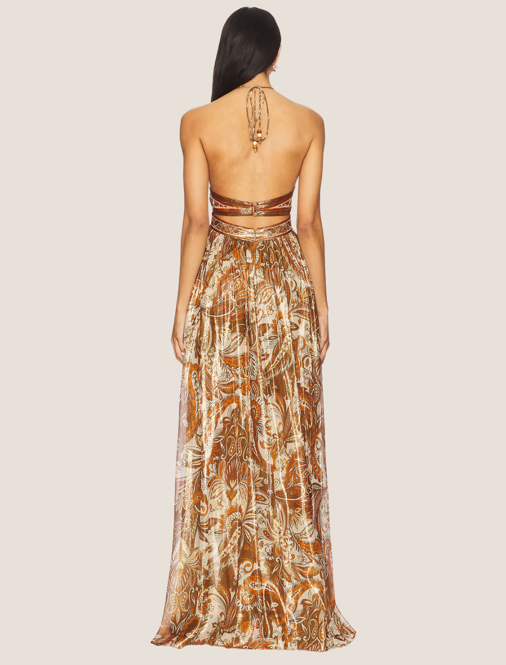 Calissara™ Maxi Dress with Ethnic Accent