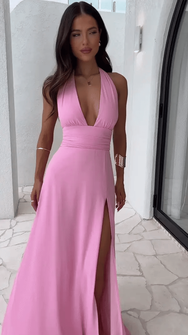 Lara | Auréla Maxi Dress with Elegant Slit