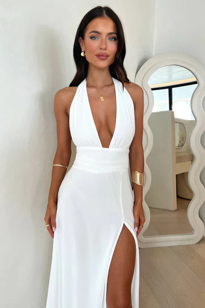 Lara | Auréla Maxi Dress with Elegant Slit